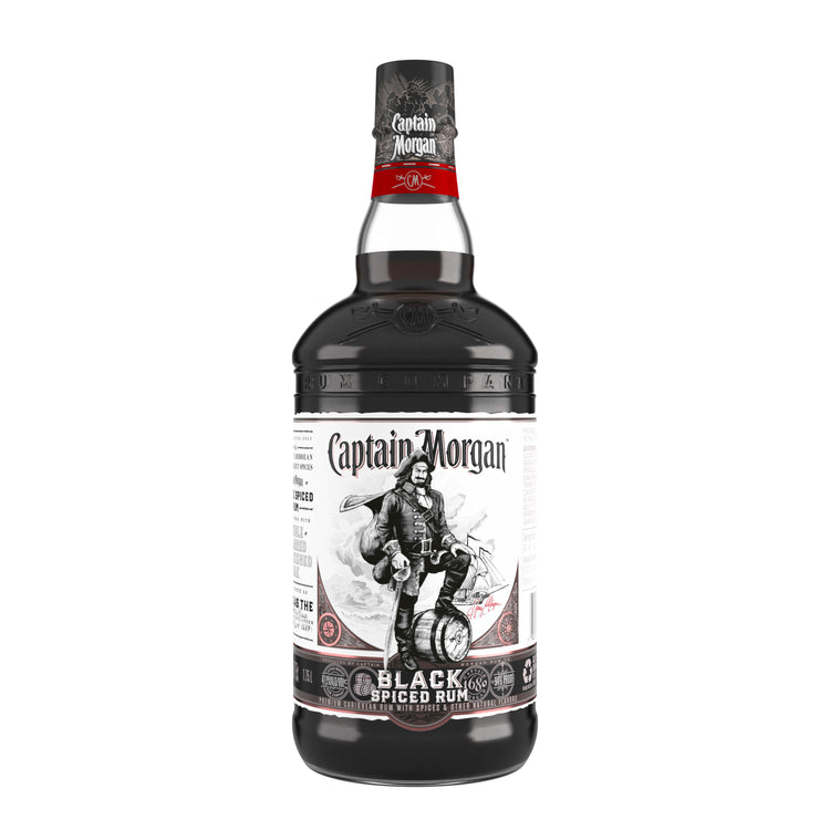 Captain Morgan Black Spiced Spirit Drink with Caribbean Rum, 70cl