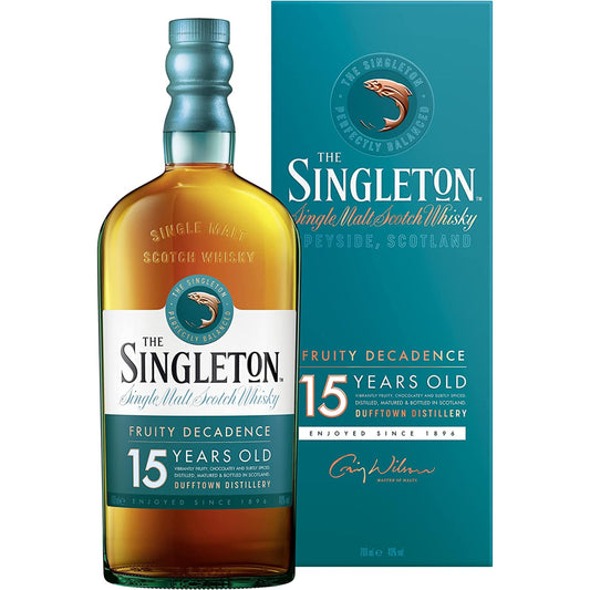 Singleton Of Dufftown 15 Year Old Single Malt Scotch Whisky, 70cl