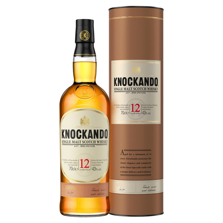 Knockando 12 Year Old Single Malt Scotch Whisky, 70cl