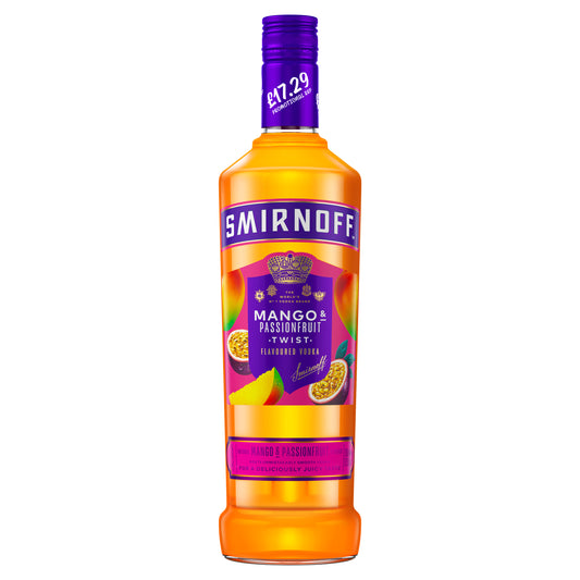 Smirnoff Mango & Passionfruit Twist Spirit Drink, 70cl