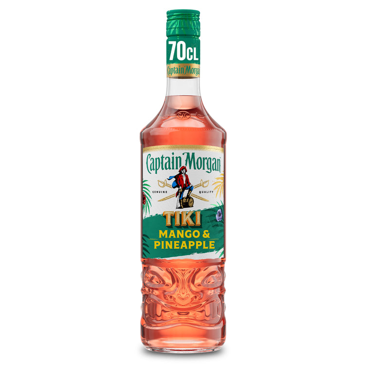 Captain Morgan Tiki Pineapple & Mango Spirit Drink, 70cl