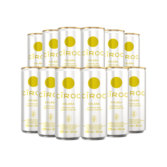Cîroc Colada Sparkling Vodka Drink Cans, 12 x 250ml
