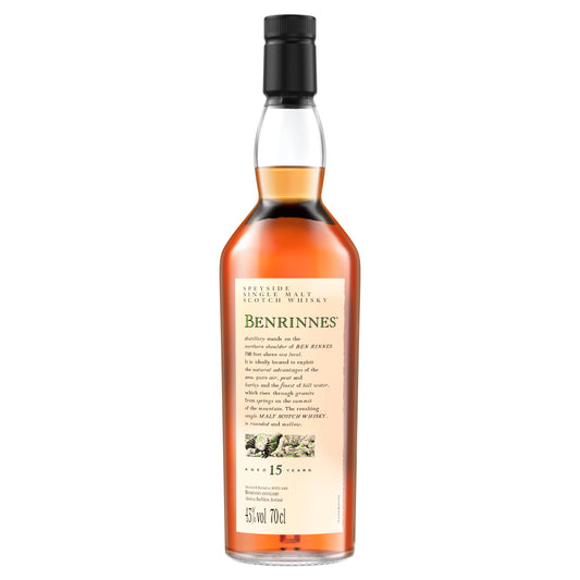 Benrinnes 15 Year Old Flora & Fauna Single Malt Whisky, 70cl