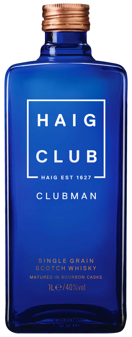Haig Club Clubman Single Grain Scotch Whisky, 1L