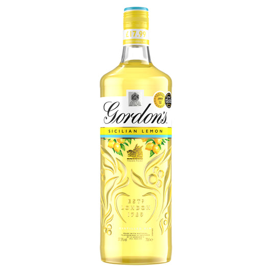 Gordon's Sicilian Lemon Distilled Gin, 70cl