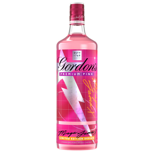 Gordon’s Premium Pink Spirit Drink Maya Jama 2.0 Limited Edition Bottle, 70cl