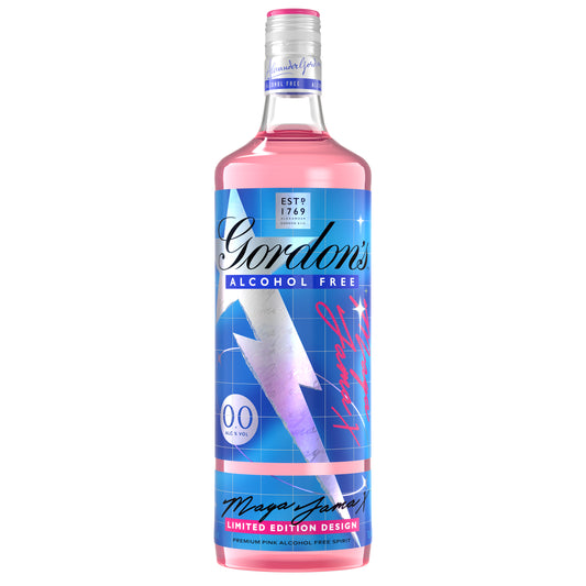 Gordon’s Premium Pink 0.0% Maya Jama 2.0 Limited Edition Bottle, 70cl