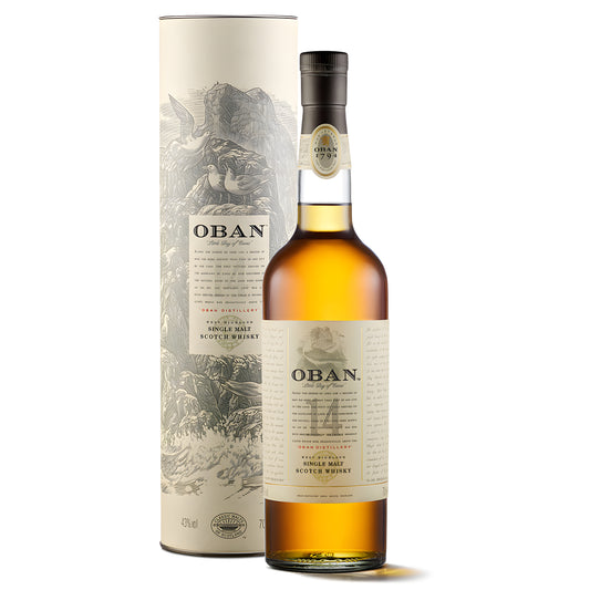 Oban 14 Year Old Single Malt Scotch Whisky, 70cl