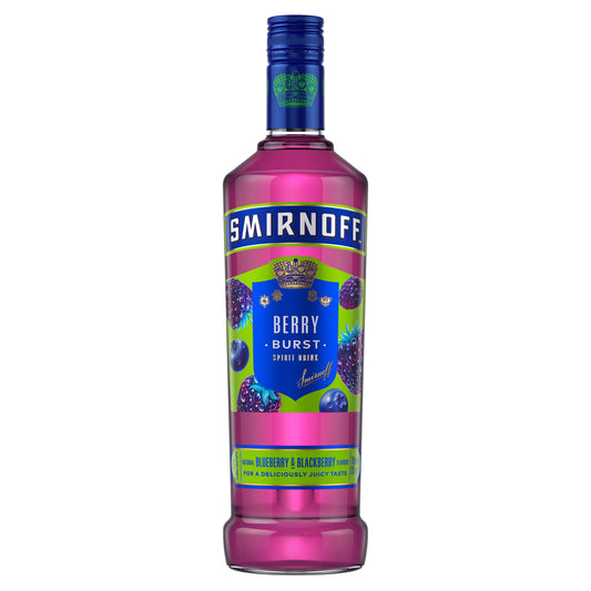 Smirnoff Berry Burst Flavoured Vodka, 70cl